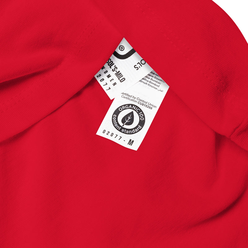 RedButterfly Red Women’s Fitted Organic T-Shirt